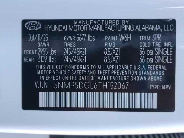 2026 Hyundai SANTA FE Calligraphy AWD