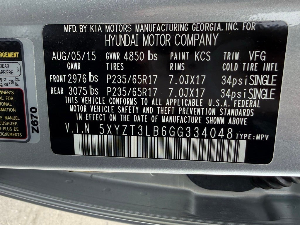 2016 Hyundai SANTA FE SPORT 2.4 Base