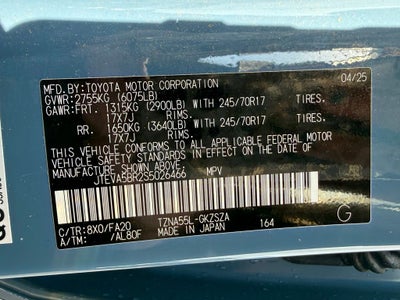 2025 Toyota 4Runner SR5