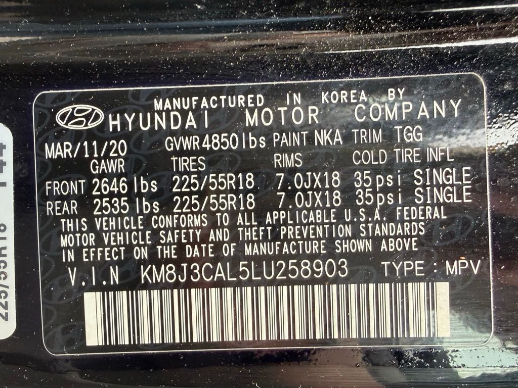 2020 Hyundai TUCSON SEL