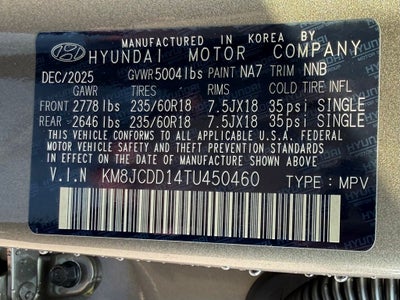 2026 Hyundai TUCSON HYBRID SEL Convenience