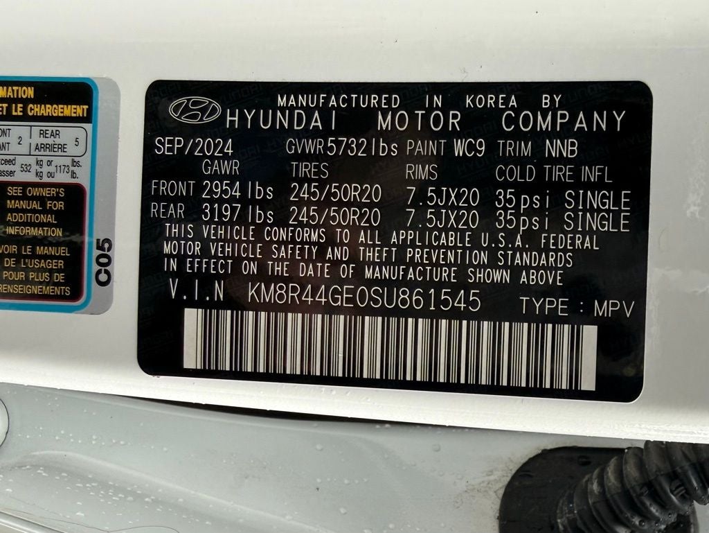 2025 Hyundai PALISADE SEL Premium 7 Passenger