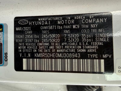 2021 Hyundai PALISADE Limited