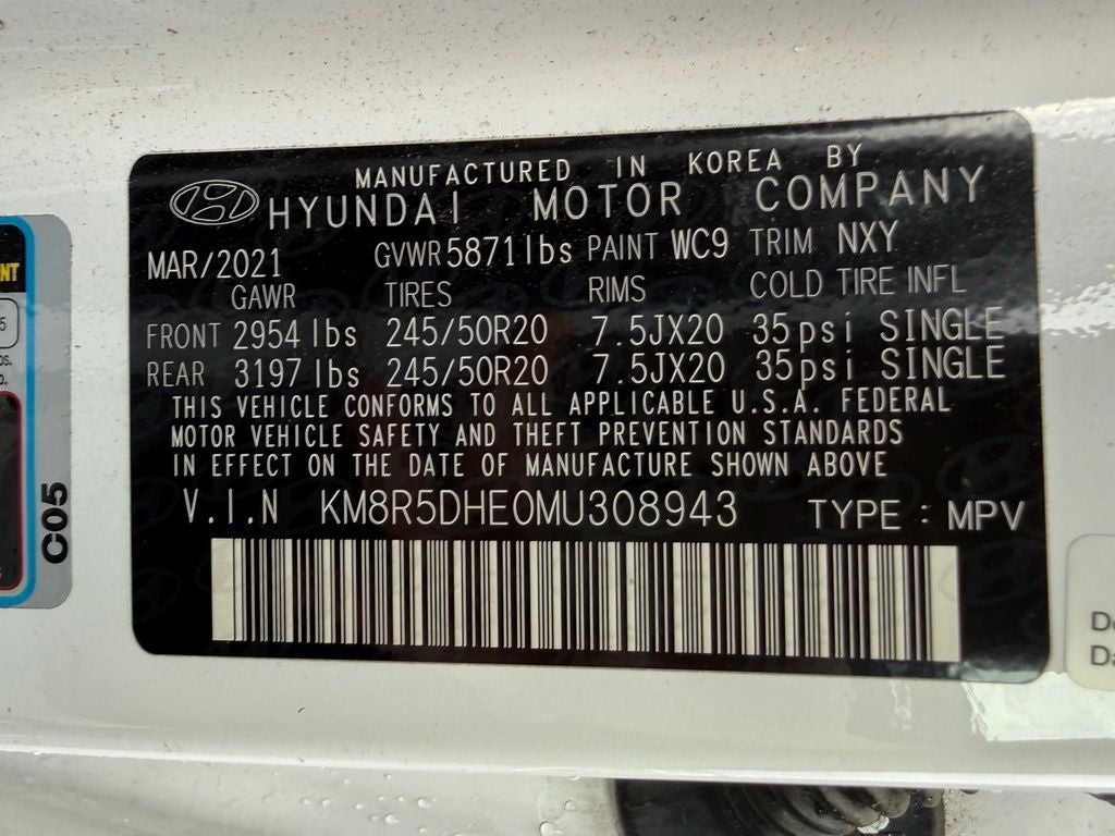 2021 Hyundai PALISADE Limited