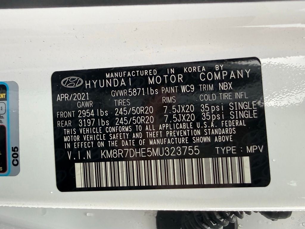 2021 Hyundai PALISADE Calligraphy