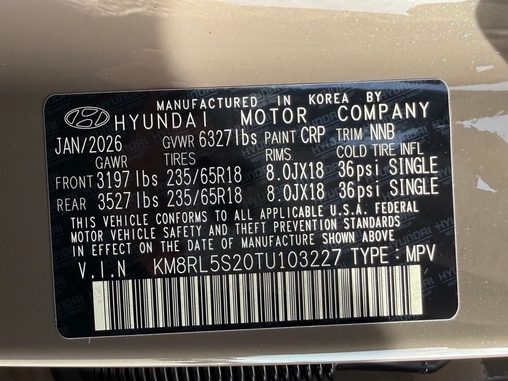 2026 Hyundai PALISADE SEL FWD