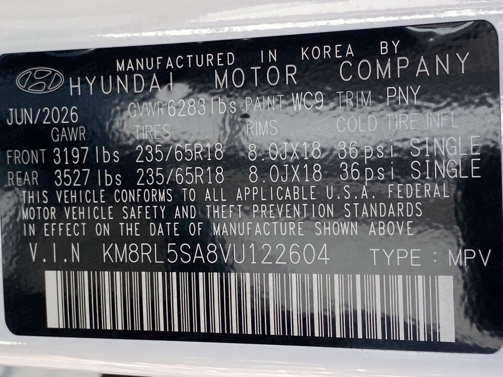 2027 Hyundai PALISADE HYBRID Blue SEL 8P