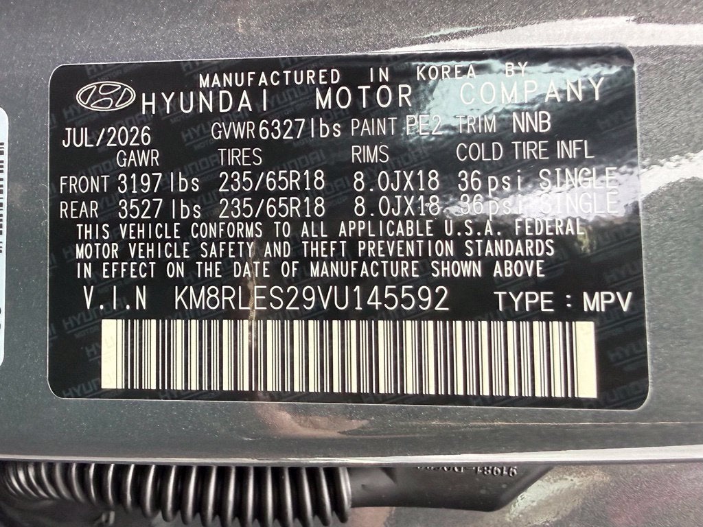 2027 Hyundai PALISADE SEL AWD