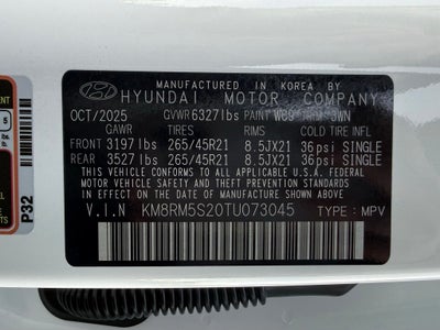 2026 Hyundai PALISADE Calligraphy FWD