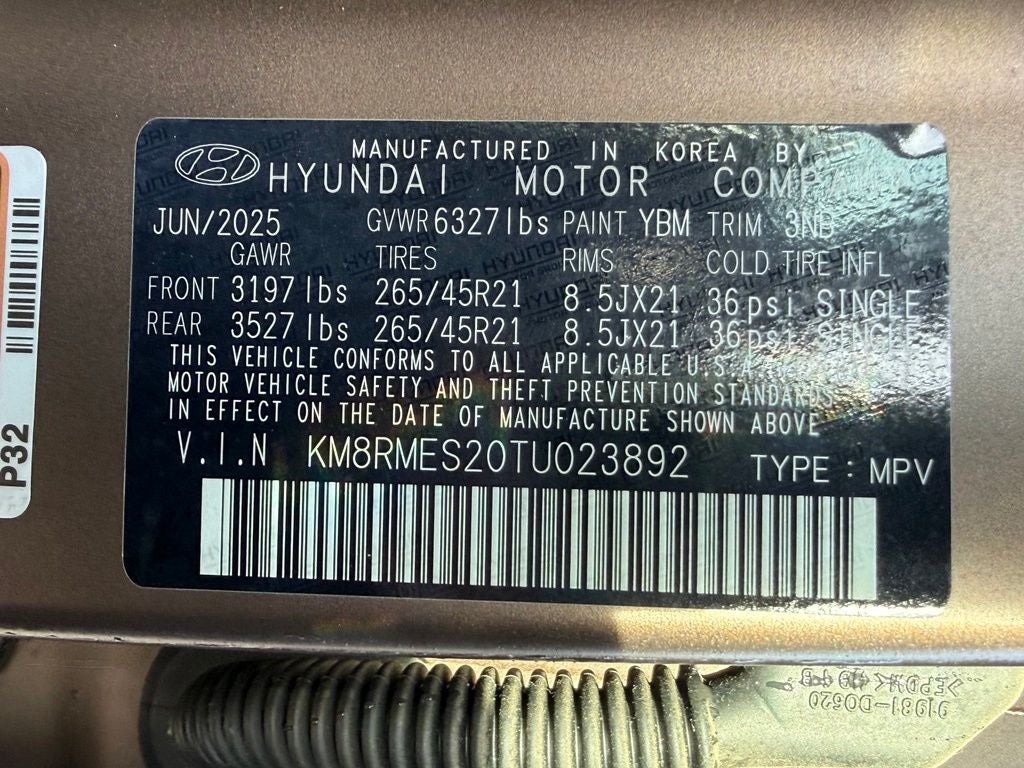 2026 Hyundai PALISADE Calligraphy