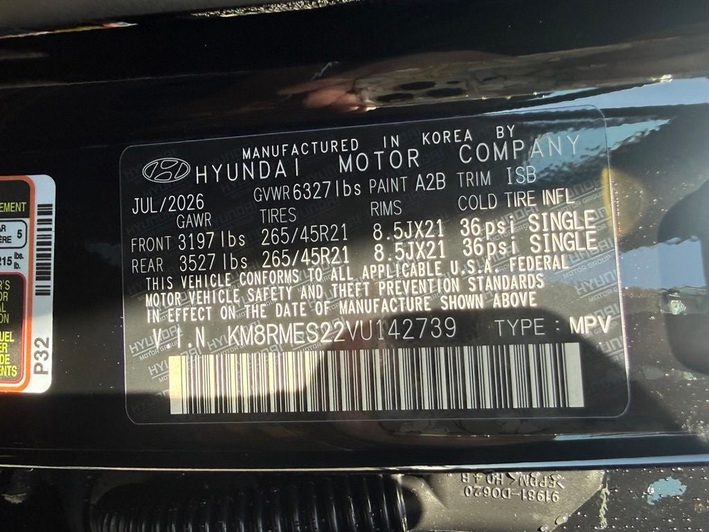 2027 Hyundai PALISADE Calligraphy AWD