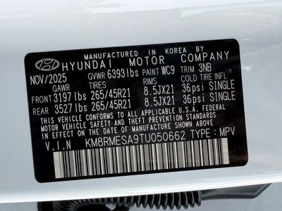 2026 Hyundai PALISADE HYBRID Calligraphy