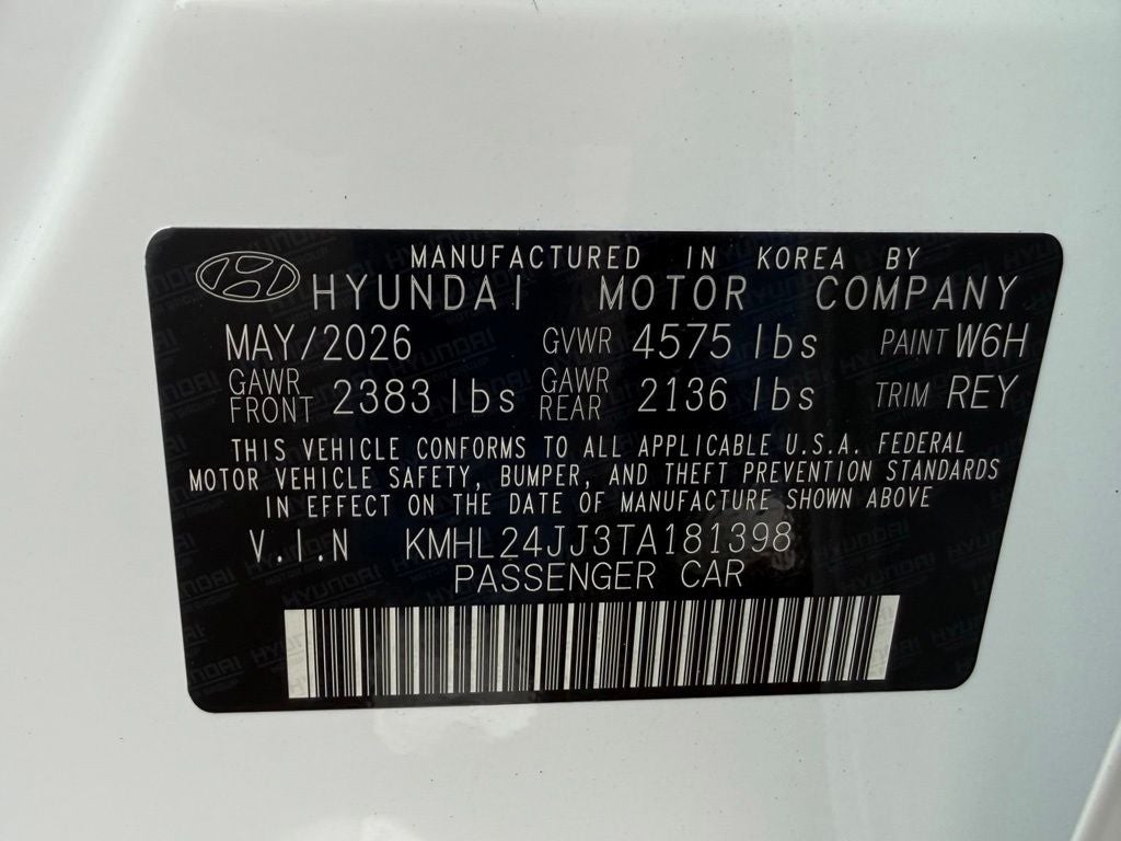 2026 Hyundai SONATA HYBRID Blue