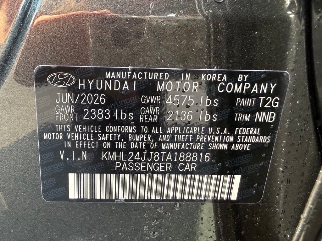 2026 Hyundai SONATA HYBRID Blue