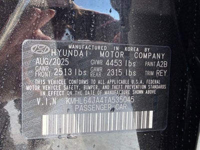 2026 Hyundai SONATA SEL Sport