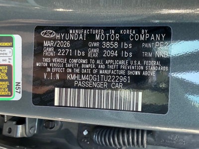 2026 Hyundai ELANTRA SEL Sport