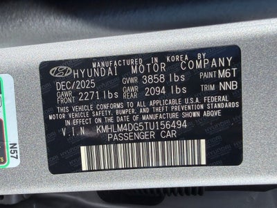 2026 Hyundai ELANTRA SEL Sport