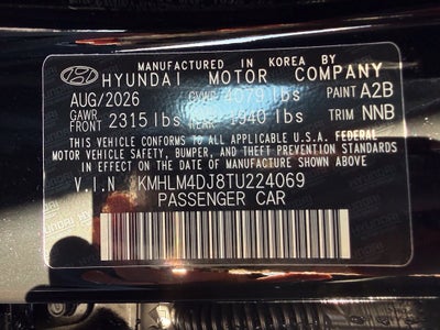 2026 Hyundai ELANTRA HYBRID Blue