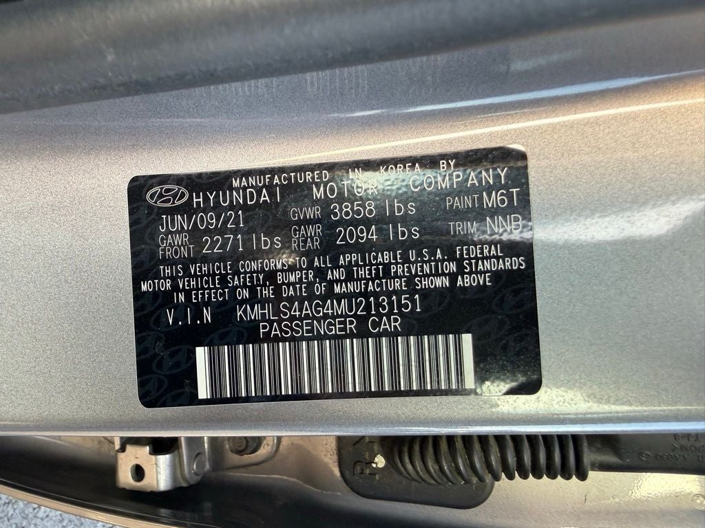 2021 Hyundai ELANTRA SEL