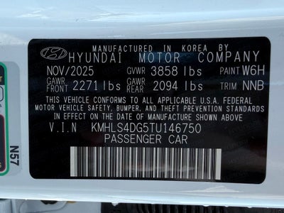 2026 Hyundai ELANTRA SEL Sport Premium