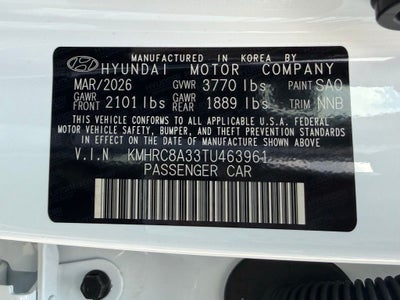 2026 Hyundai VENUE SEL W/Two-Tone Roof