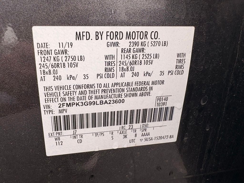 2020 Ford Edge SE