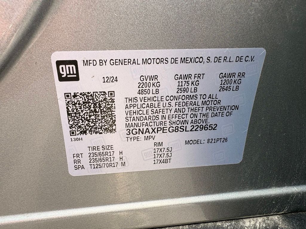 2025 Chevrolet Equinox LT