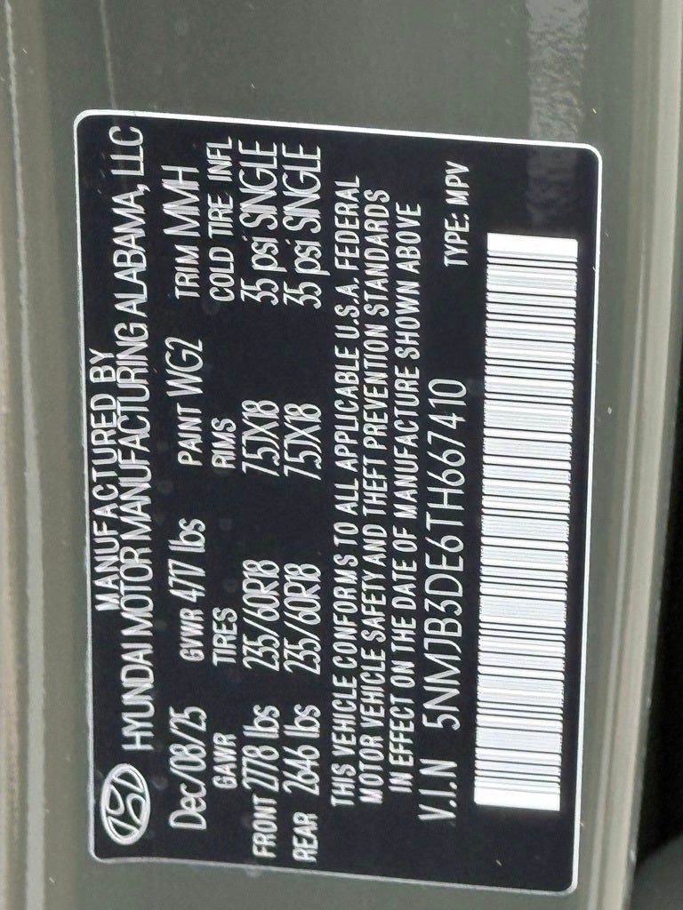 2026 Hyundai TUCSON SEL FWD