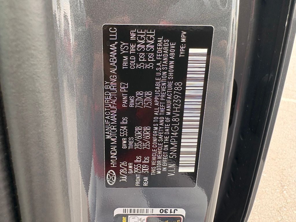 2027 Hyundai SANTA FE SE