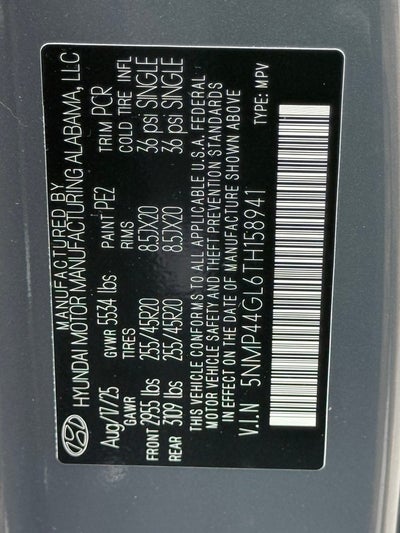 2026 Hyundai SANTA FE Limited FWD