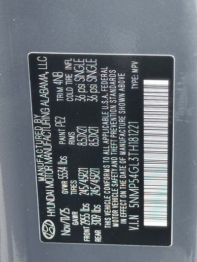 2026 Hyundai SANTA FE Calligraphy FWD