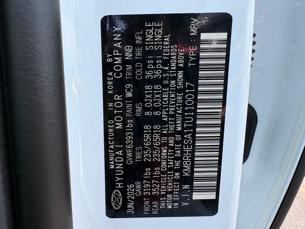 2026 Hyundai PALISADE HYBRID SEL Premium 8 Passenger