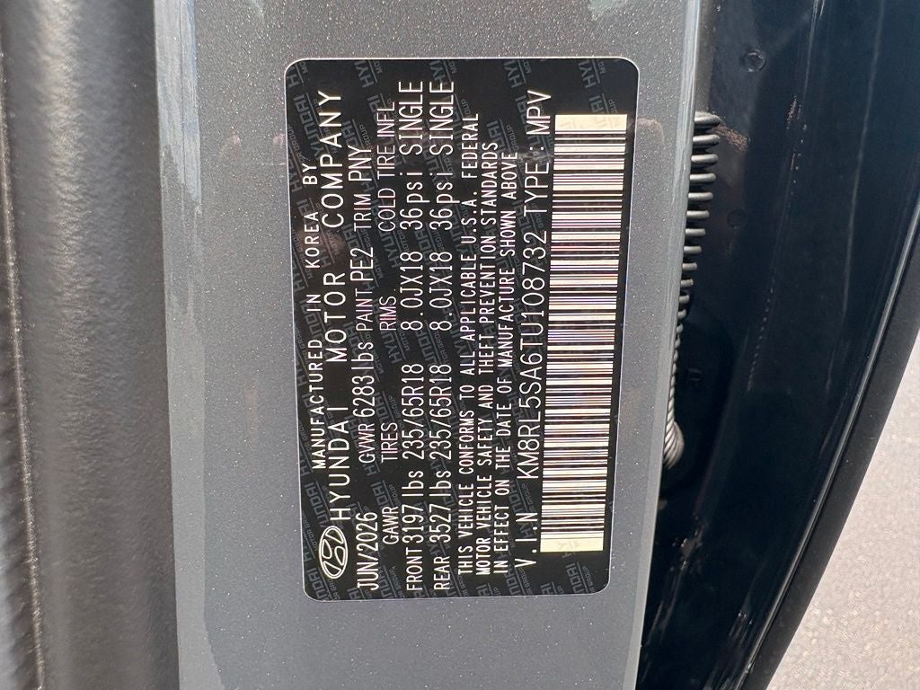 2026 Hyundai PALISADE HYBRID Blue SEL 7 Passenger