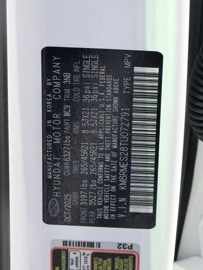 2026 Hyundai PALISADE Calligraphy