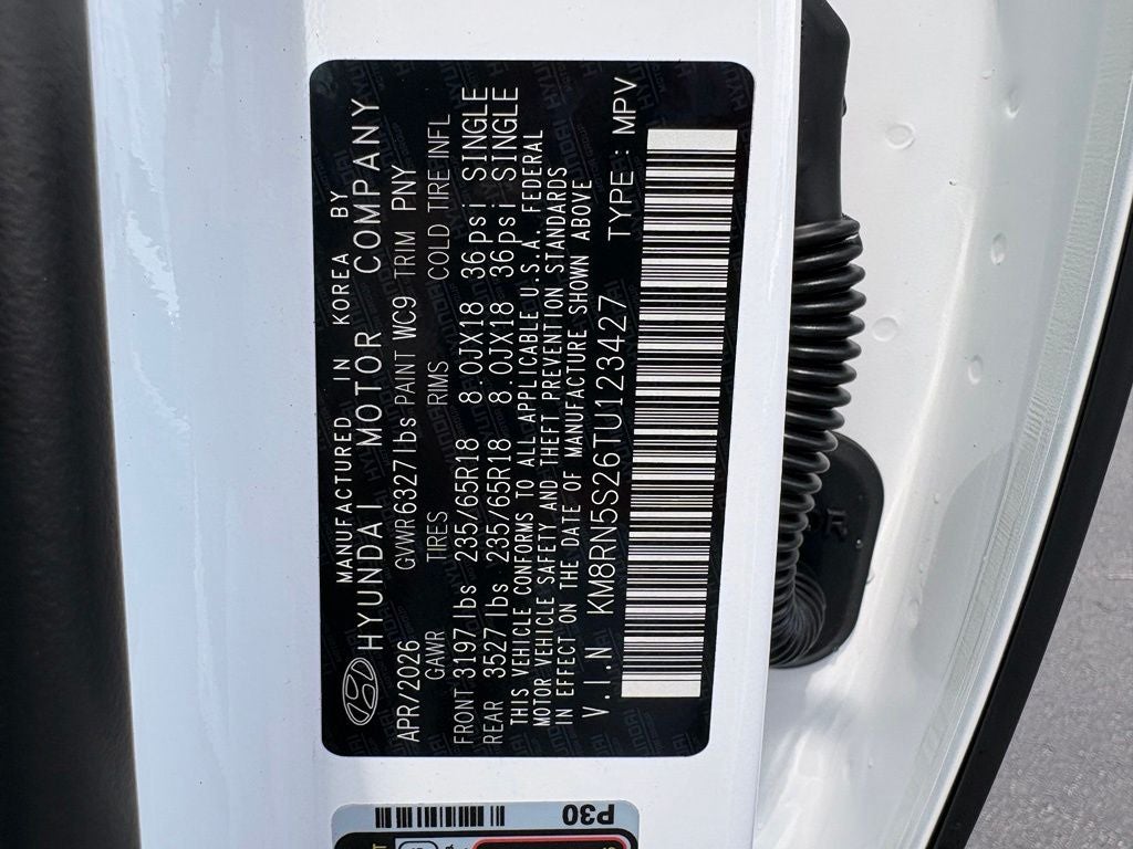 2026 Hyundai PALISADE SEL Premium 7 Passenger