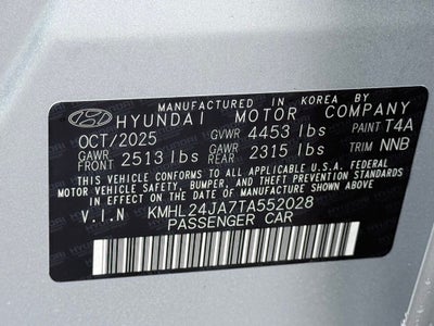 2026 Hyundai SONATA SE