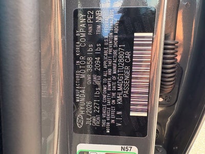 2026 Hyundai ELANTRA SEL Sport Plus