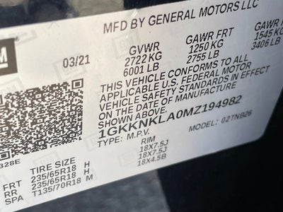 2021 GMC Acadia SLE