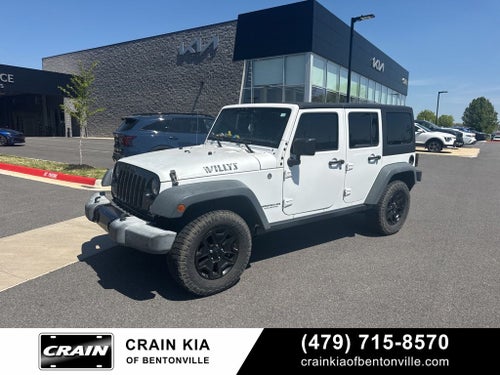 2016 Jeep Wrangler Unlimited Willys - 4WD / CLEAN CARFAX