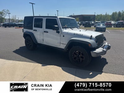 2016 Jeep Wrangler Unlimited Willys - 4WD / CLEAN CARFAX
