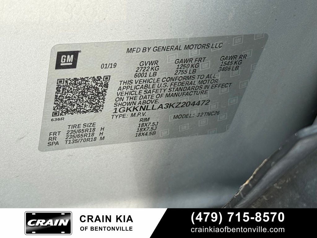 2019 GMC Acadia SLE-2 - CARFAX ONE OWNER