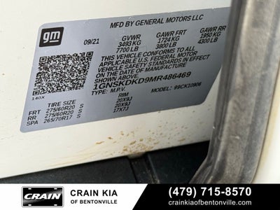 2021 Chevrolet Suburban Z71 - 4WD / PANORAMIC SUNROOF / ONE OWNER