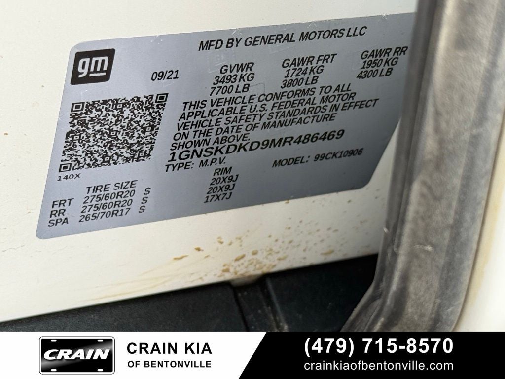 2021 Chevrolet Suburban Z71 - 4WD / PANORAMIC SUNROOF / ONE OWNER