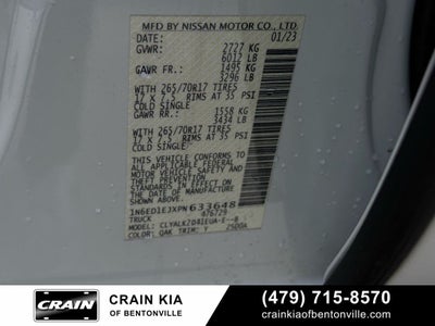 2023 Nissan Frontier PRO-X - CLEAN CARFAX HISTORY