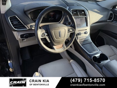 2020 Lincoln Nautilus Reserve - AWD / PANORAMIC SUNROOF / CLEAN CARFAX