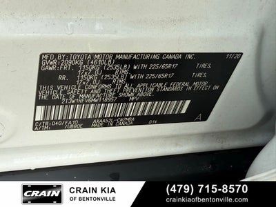 2021 Toyota RAV4 XLE - CLEAN CARFAX HISTORY