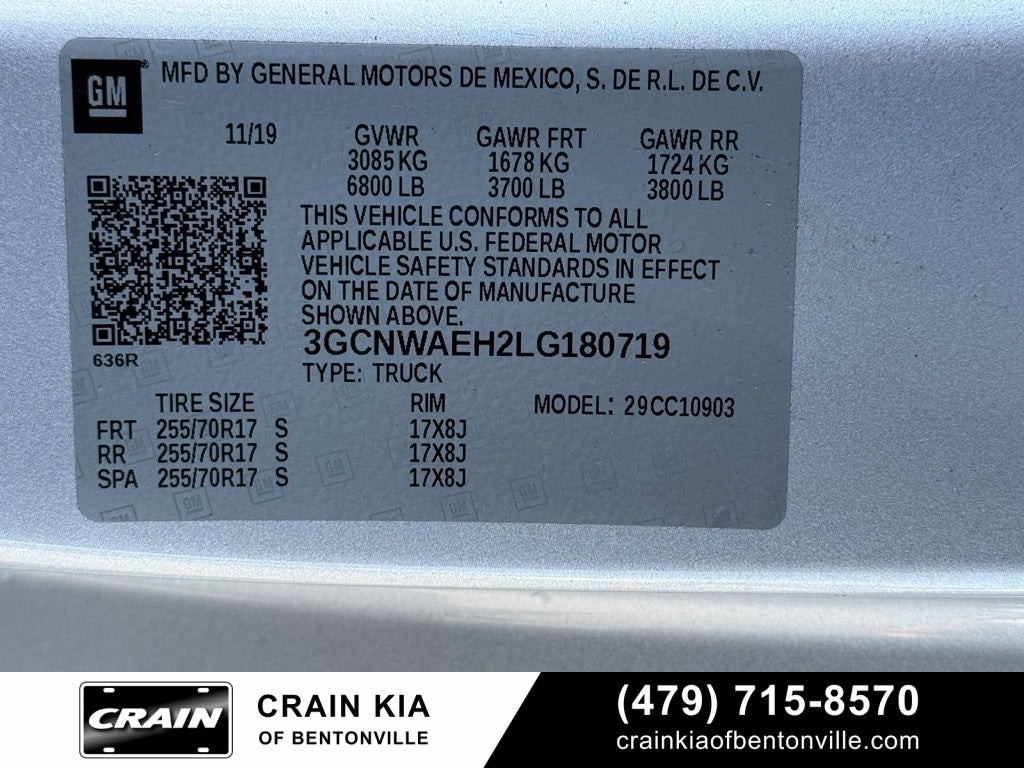 2020 Chevrolet Silverado 1500 WT