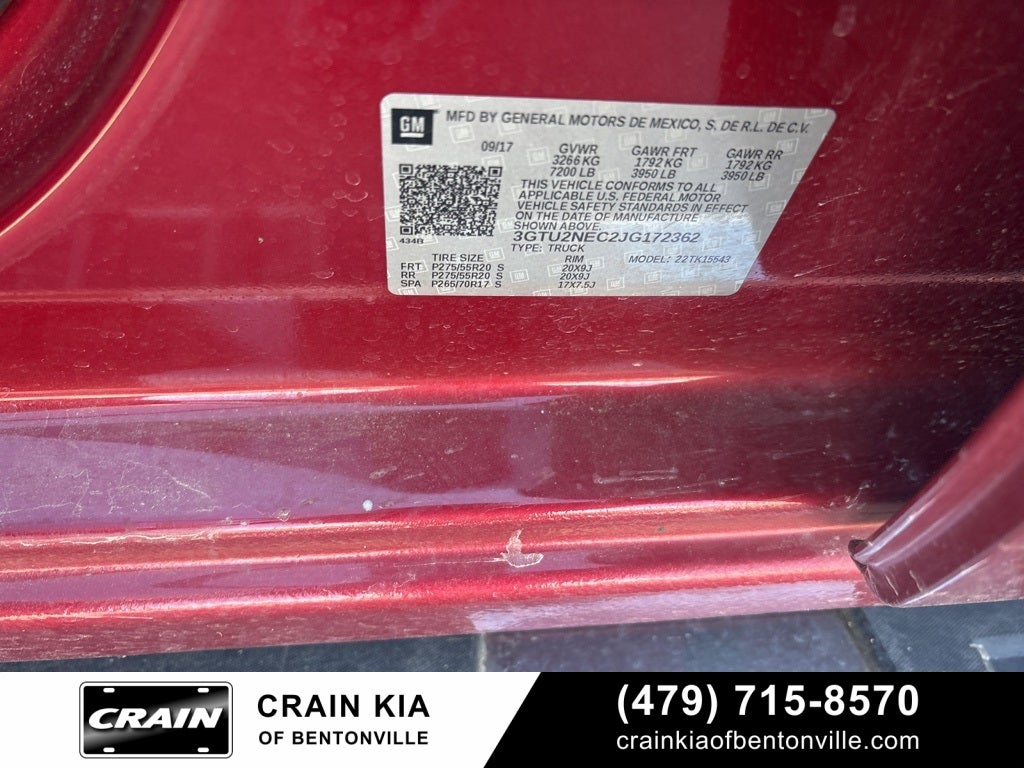 2018 GMC Sierra 1500 SLT - 4WD / CLEAN CARFAX