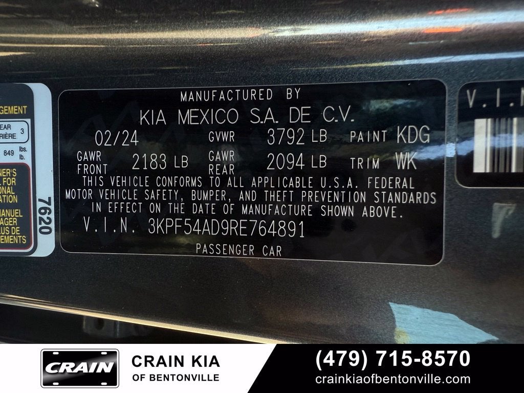 2024 Kia Forte GT-Line - KIA CPO / CLEAN CARFAX