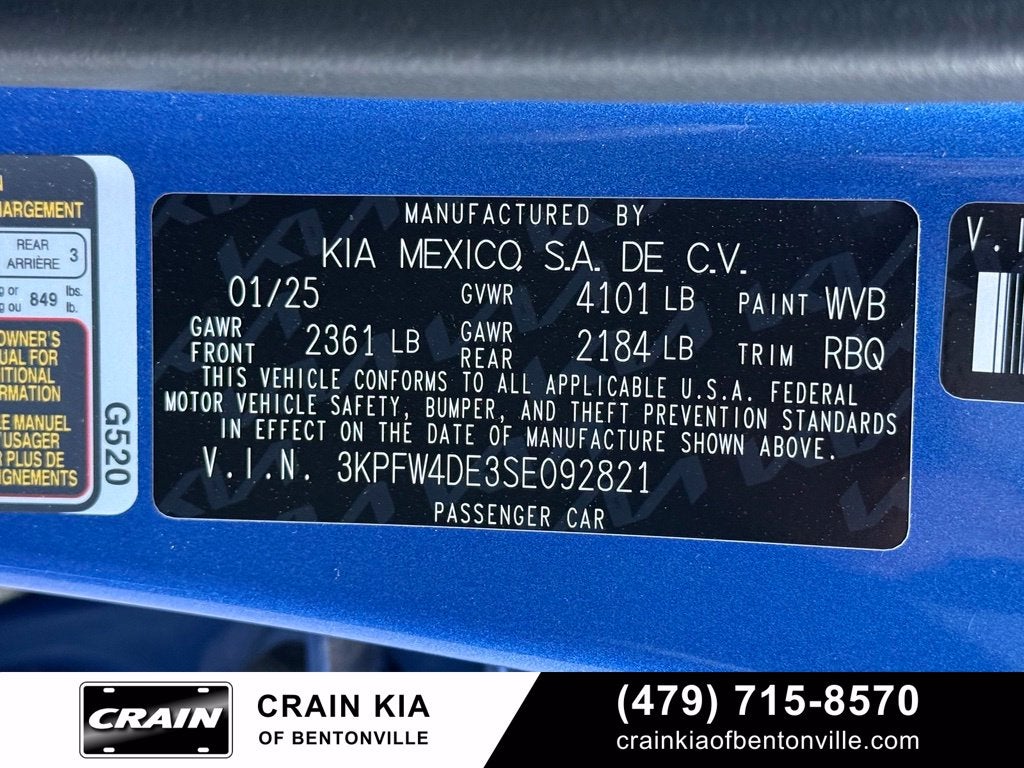 2025 Kia K4 GT-Line - KIA CPO / SUNROOF / CLEAN CARFAX / ONE OWNER